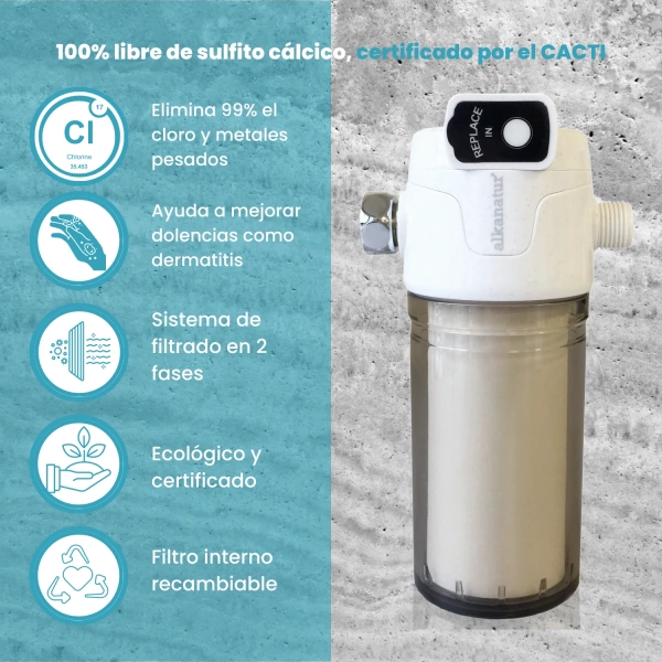 Filtro de Ducha Recambiable – Alkanatur