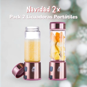 Licuadora Portátil Davoli SPow Pack Doble